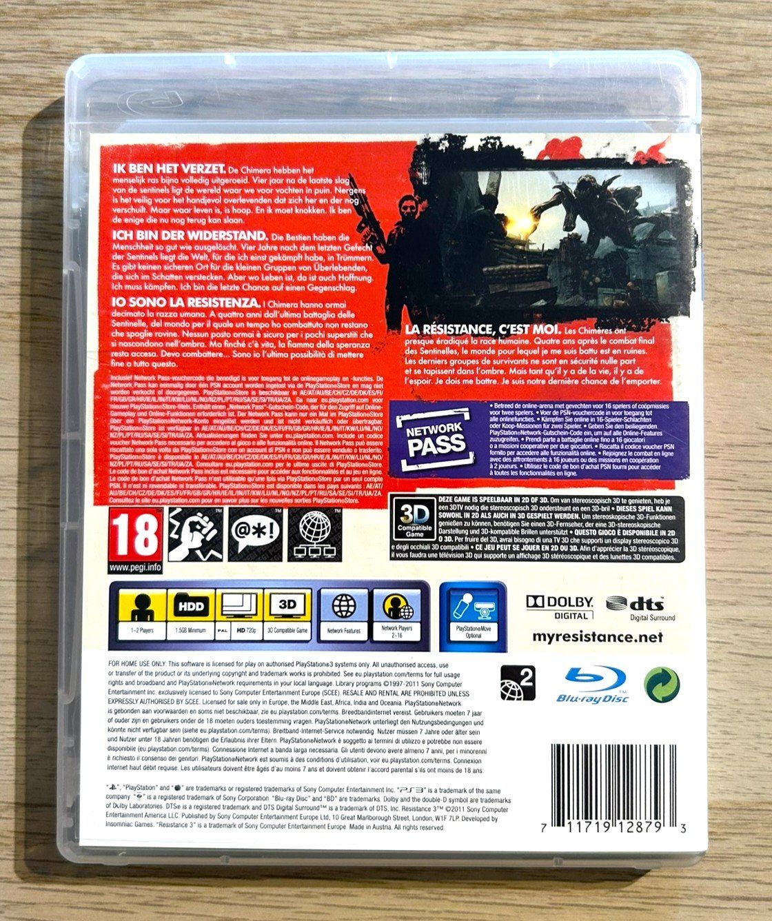 Sony Giochi: Resistance 3 PS3 – Usato da St. Gallen venduto da Alpine.Arcade 1