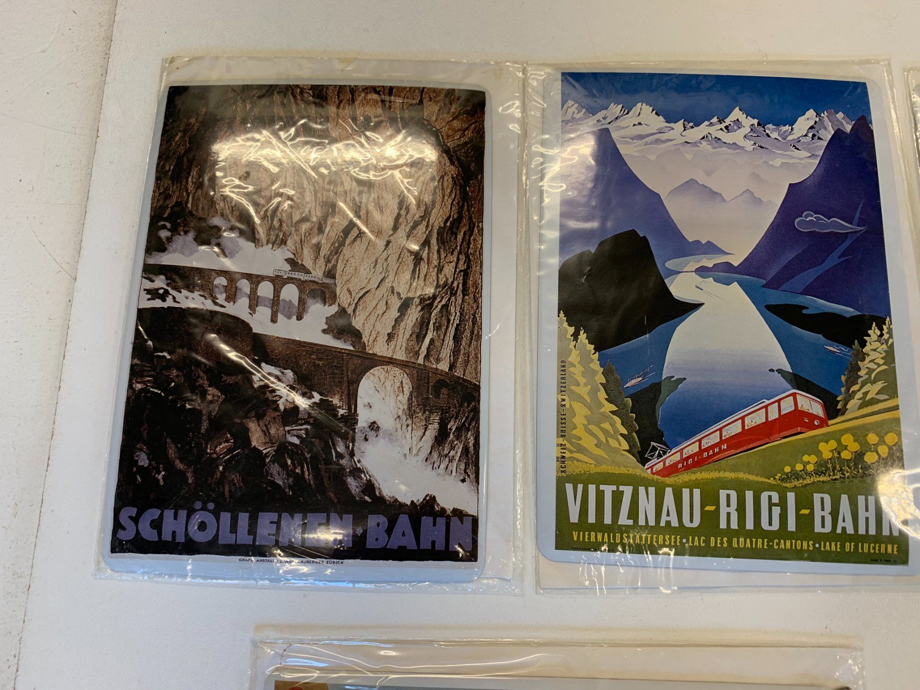 Cartoline postali: Blech-Postkarten Bahnstrecken alt und rar – Nuovo (secondo la descrizione) da Fislisbach venduto da Zicke1958 2