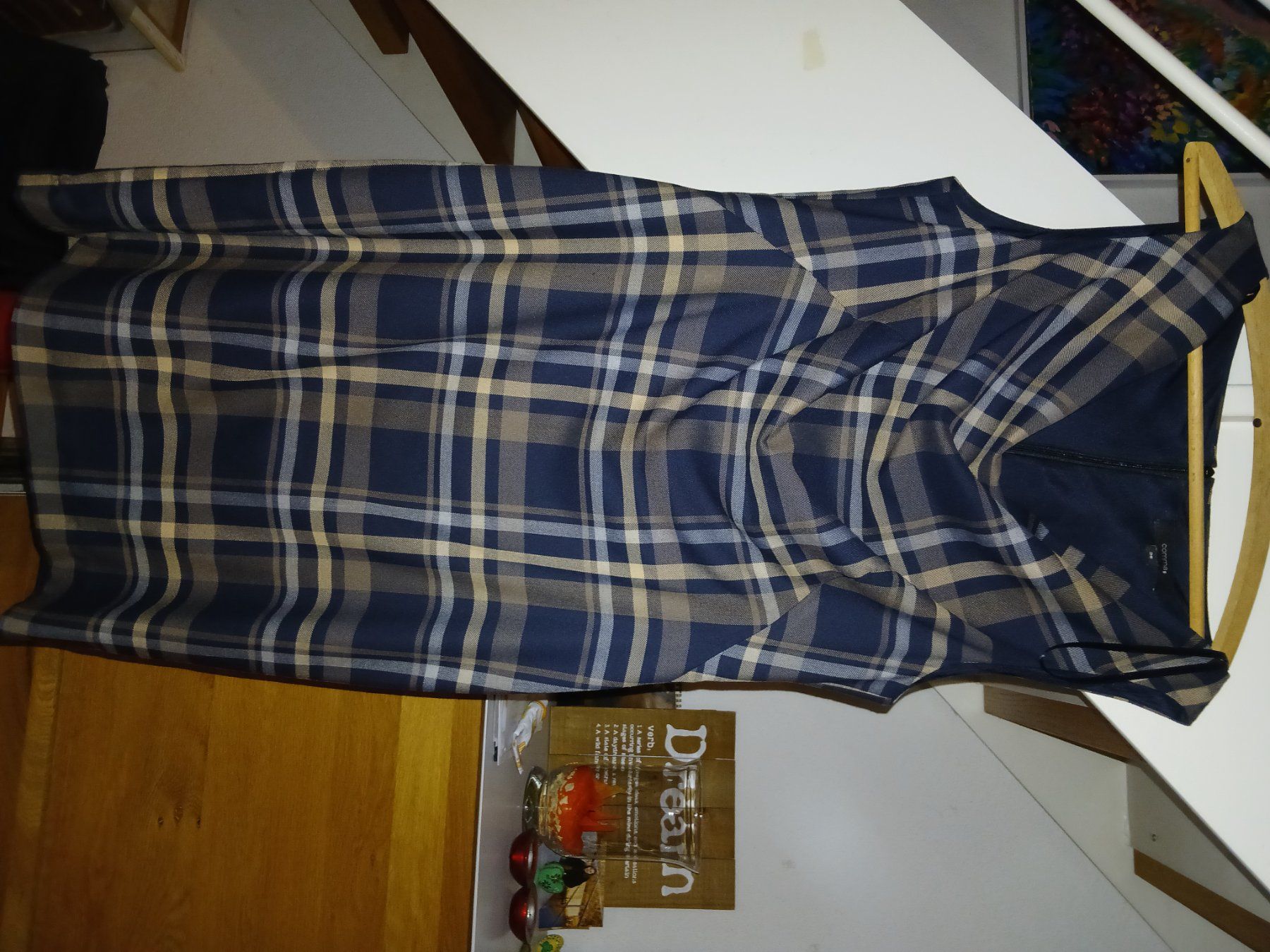 Comma Vestiti: Baumwollkleid armfrei Comma – Usato da Dietlikon venduto da pitchike
