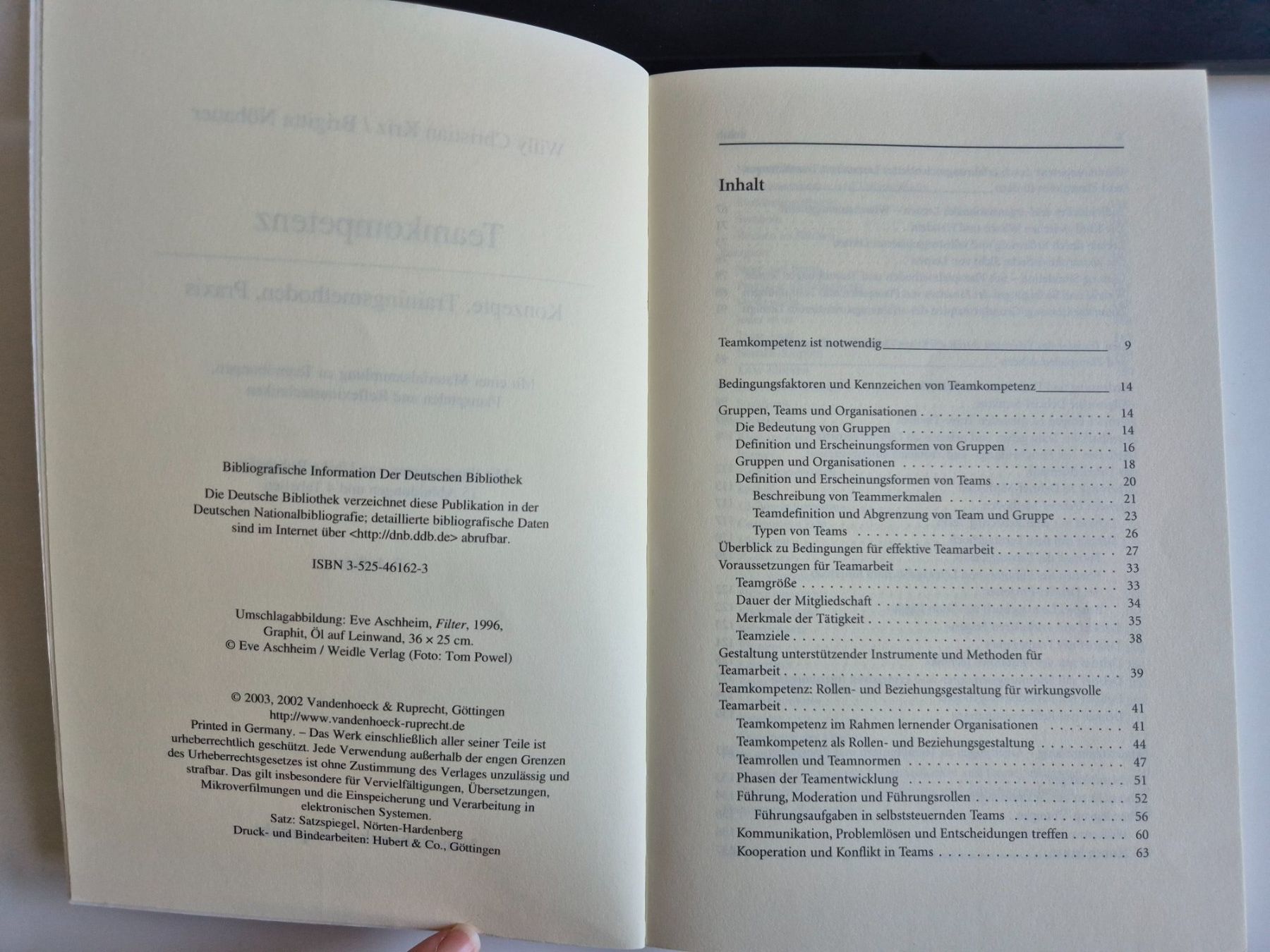 Libri: Teamkompetenz: Konzepte Methoden Praxis – Usato da Illnau venduto da Schnemi 3