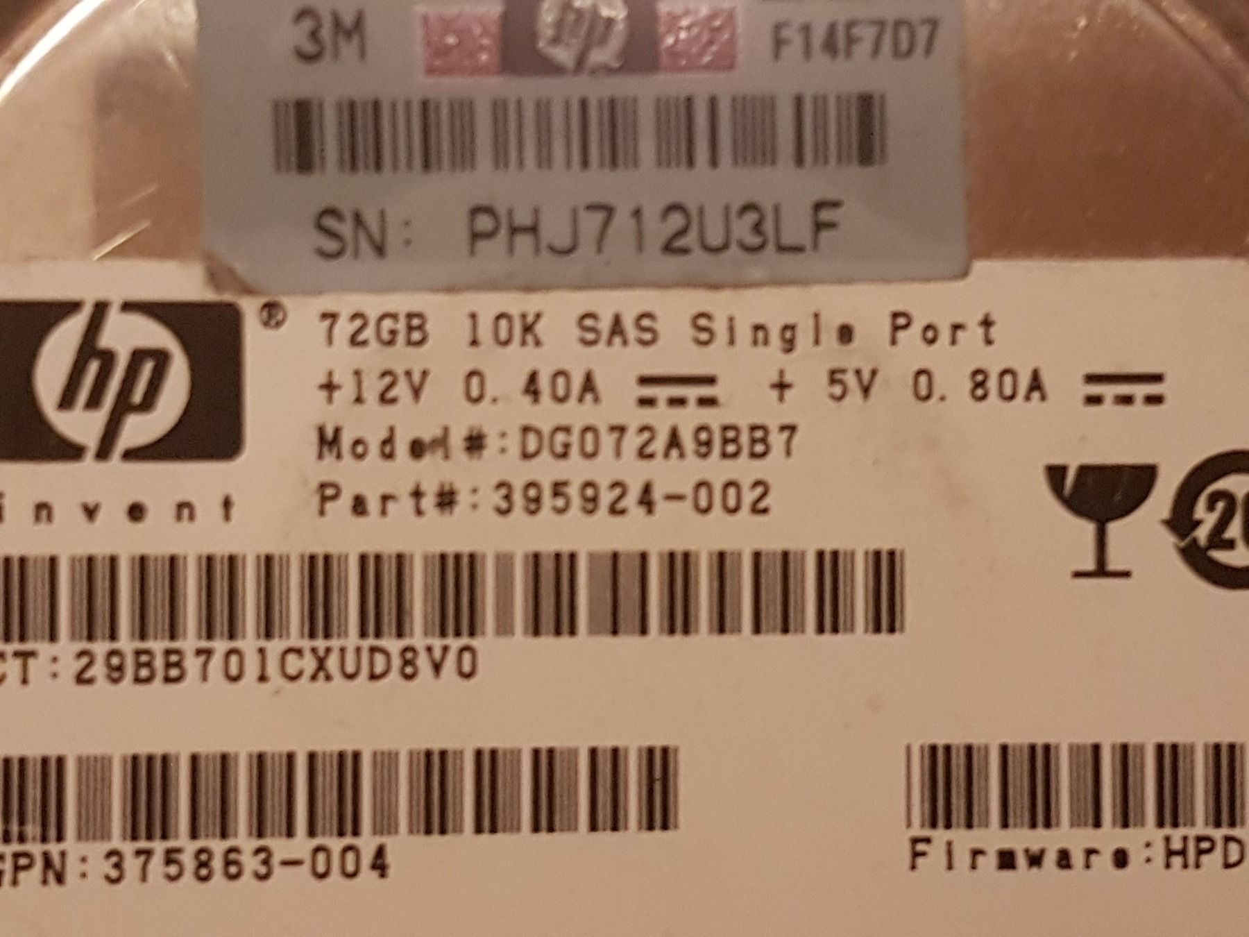Server: HP Server HDD 72 GB SAS SFF – Usato da Roggwil venduto da abis72 1
