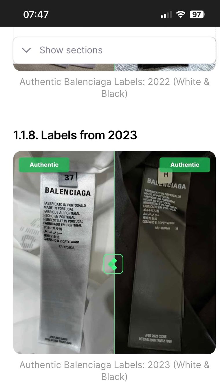 Balenciaga T-Shirts: Balenciaga Crystal T-shirt – Gebraucht aus Goldach von grema77 7