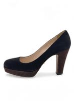 Prada Suede Platform Plateau Pump EU 36.5 Mehrfarbig