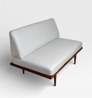 Teak Daybed Minerva Hvidt & Mølgaard 2er Sofa restauriert