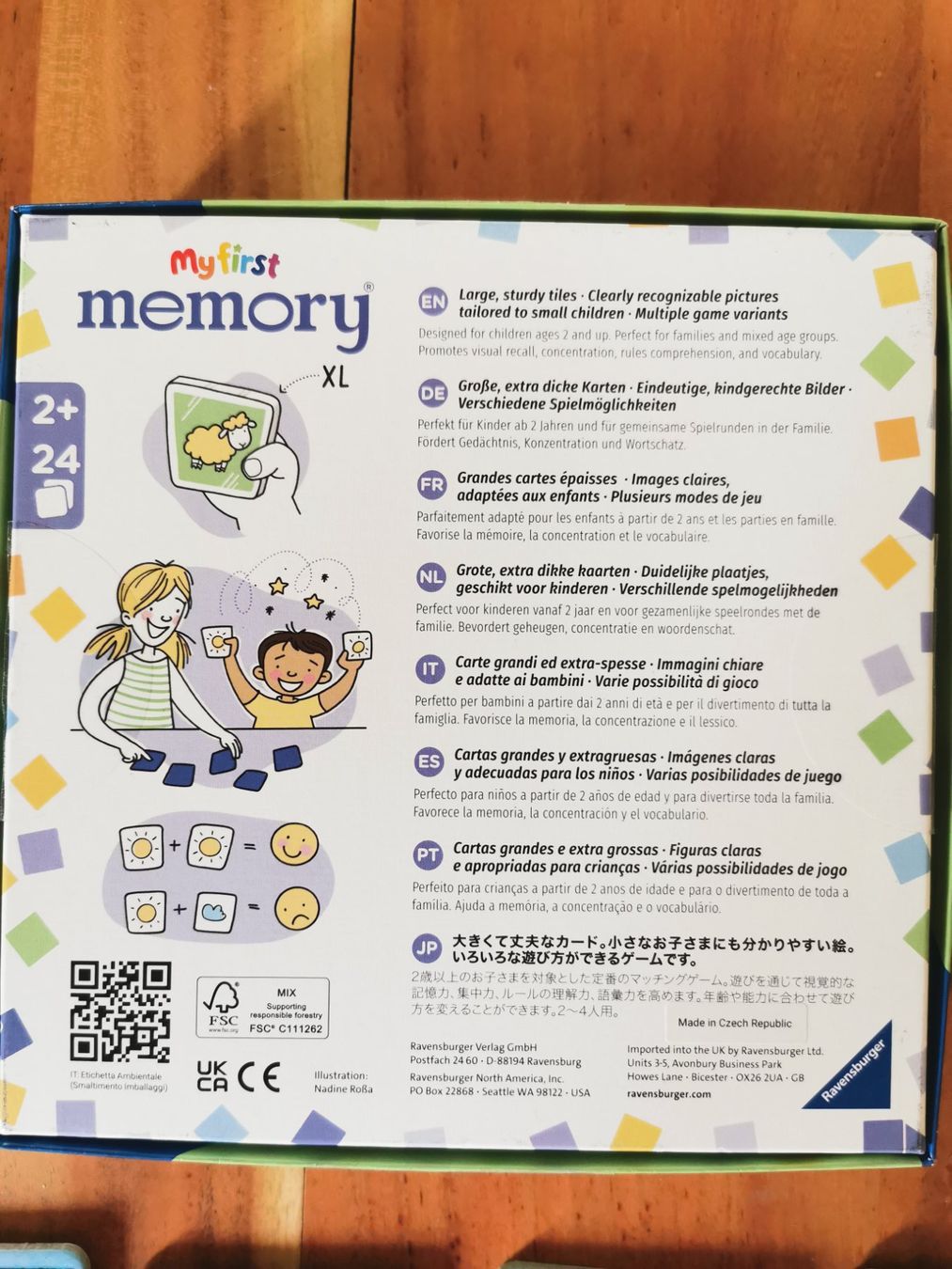 Ravensburger Giochi: Ravensburger; My first Memory - 24-teilig – Usato da Boniswil venduto da Totomat-Lady2 3