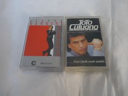 2x Musik Kassetten - Top - Toto Cutugno + Gianna Nannini