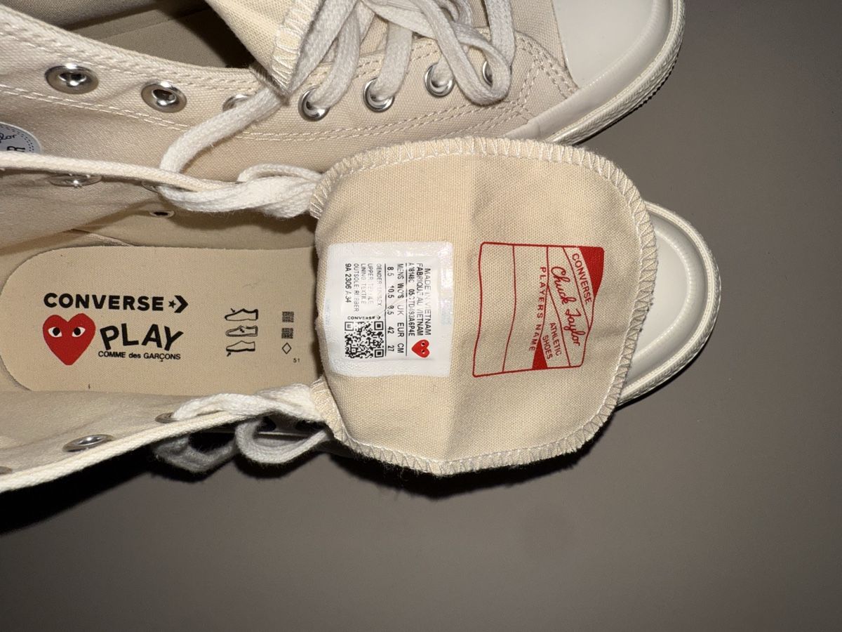 Comme Des Garcons Scarpe da uomo: Converse x CDG comme des garcons, EU42 – Nuovo (secondo la descrizione) da Näfels venduto da sellmemoric 3
