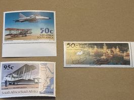 Südafrika Briefmarken Sammlung 1995 Flugzeug & Lost City
