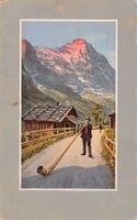 Alphornbläser, Feldpost 1914 HÜLFSPOST 6. DIVISION