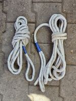 2 geflochtene Belegtau mit gebundener Schlaufe 