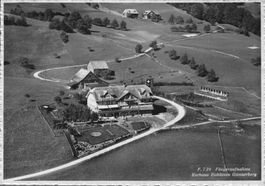 Alte Ansichtskarte Kurhaus Eichlitten Gamserberg SG  1942