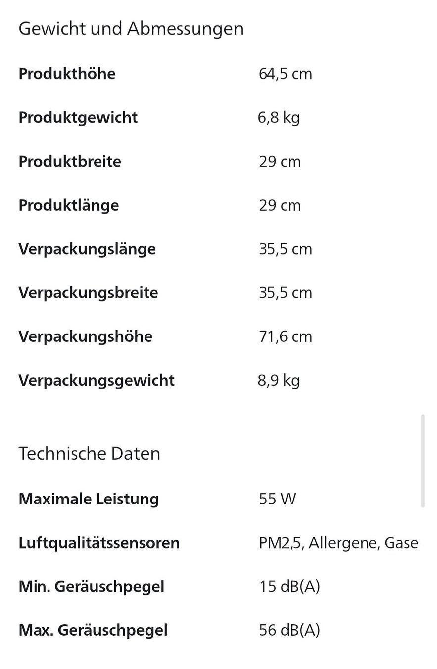 Philips Purificatori d'aria: Philips 3000i Series Luftreiniger – Usato da Zufikon venduto da hexli48 4