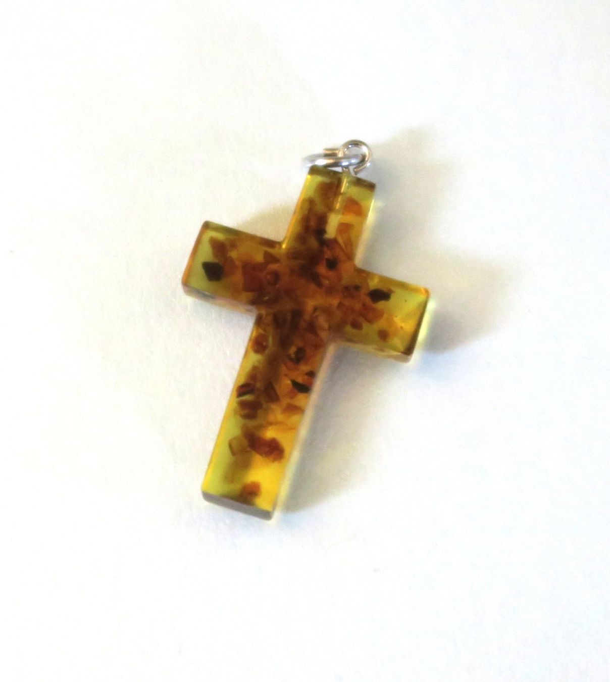 Ciondoli: Anhänger Kreuz Bernstein – Usato da Brittnau venduto da marlenestone 4
