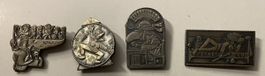 Basler Fasnachtplakette 1956-1959