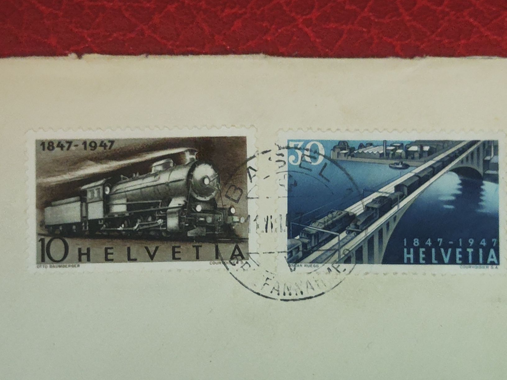 Tutti i francobolli: Brief R Einschreiben  Basel-Chur 1947 – Usato da Gossau SG venduto da mog_2q7f 1