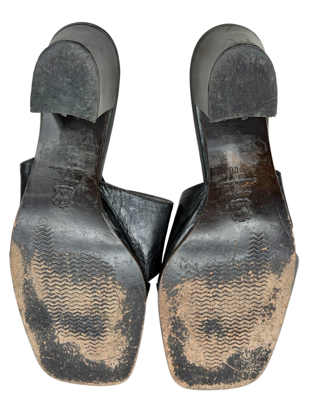 Scarpe da donna: Mules Concetta Pane cuir noir. Pointure 40 – Usato da Cossonay-Ville venduto da PatineDuTemps 9