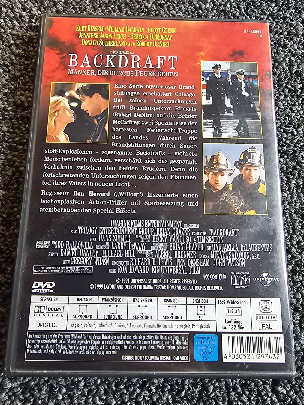 Tutti i DVDs: Backdraft - Männer, die durchs Feuer gehen (20168) – Usato da Ruswil venduto da jan_bxl5 1