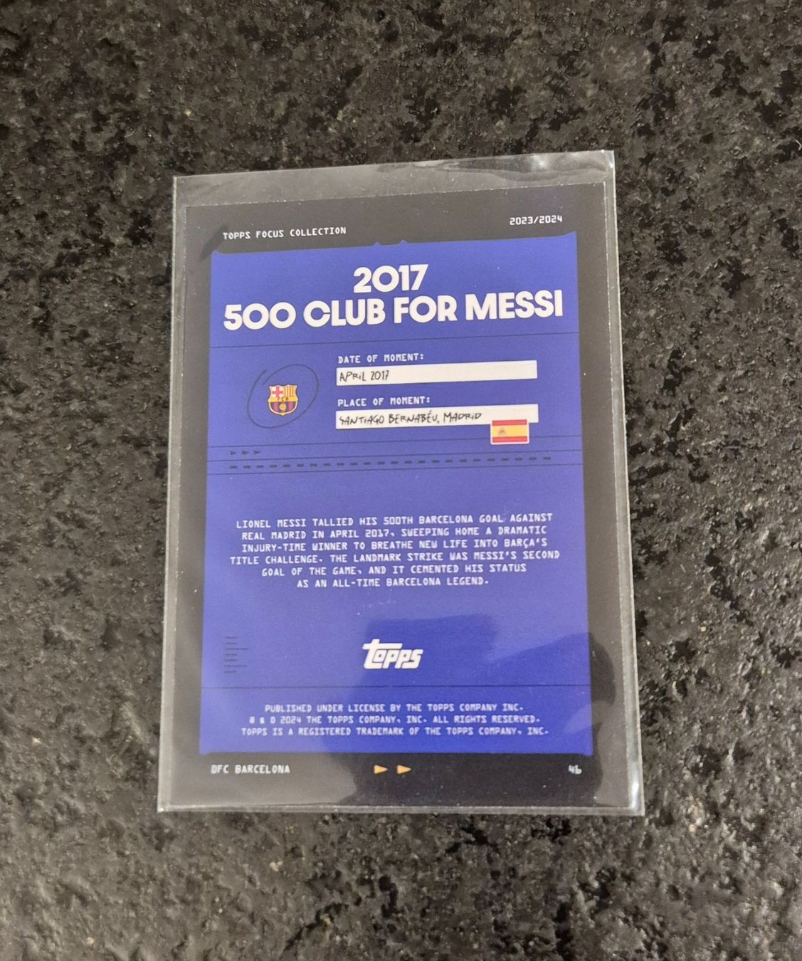 Topps Carte collezionabili: Lionel Messi - Barcelona - Topps – Nuovo (secondo la descrizione) da Burg AG venduto da Danoe 1