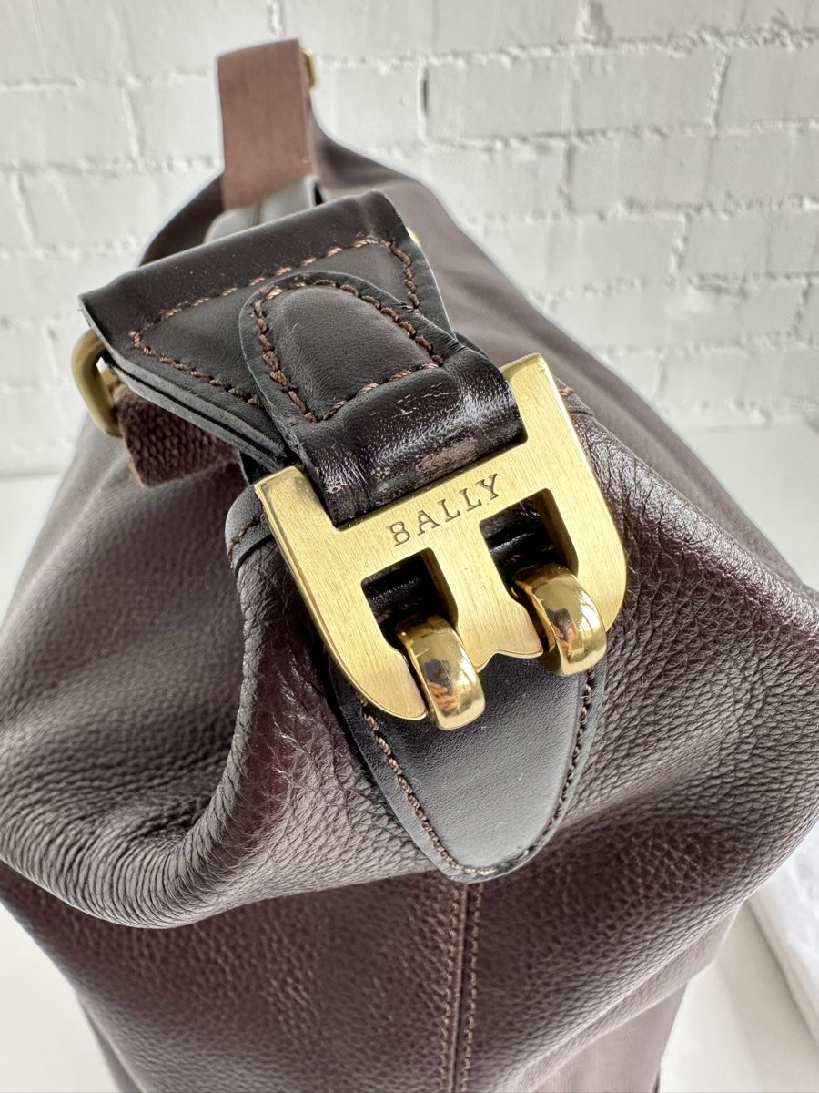 Bally Borse: Luxuriöse BALLY Ledertasche – Usato da Bern venduto da neon317 3