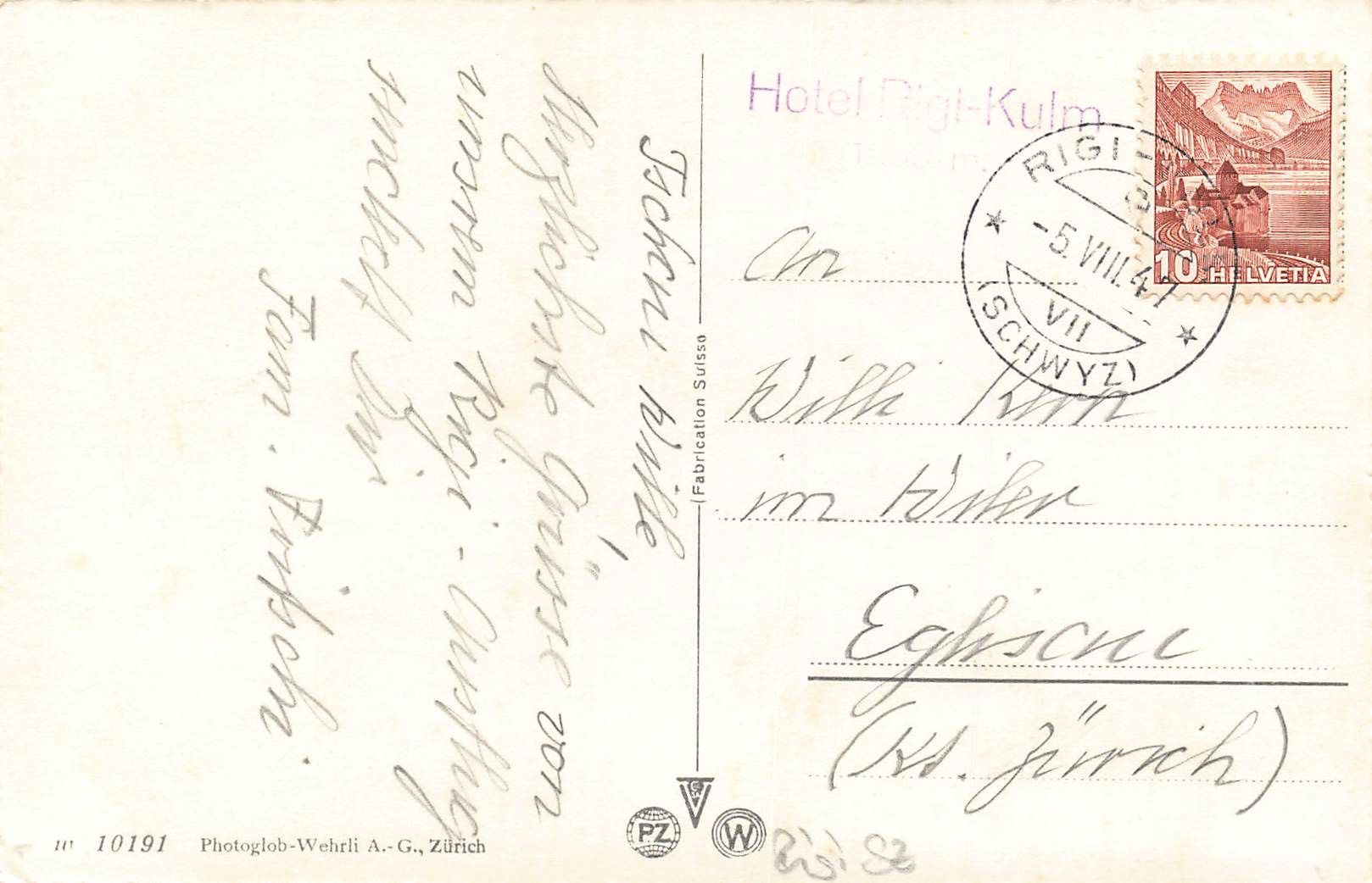 Cartes postales: Rigi Kulm SZ Rigibahn Dampflok – D'occasion à Biasca par Blenio71 1