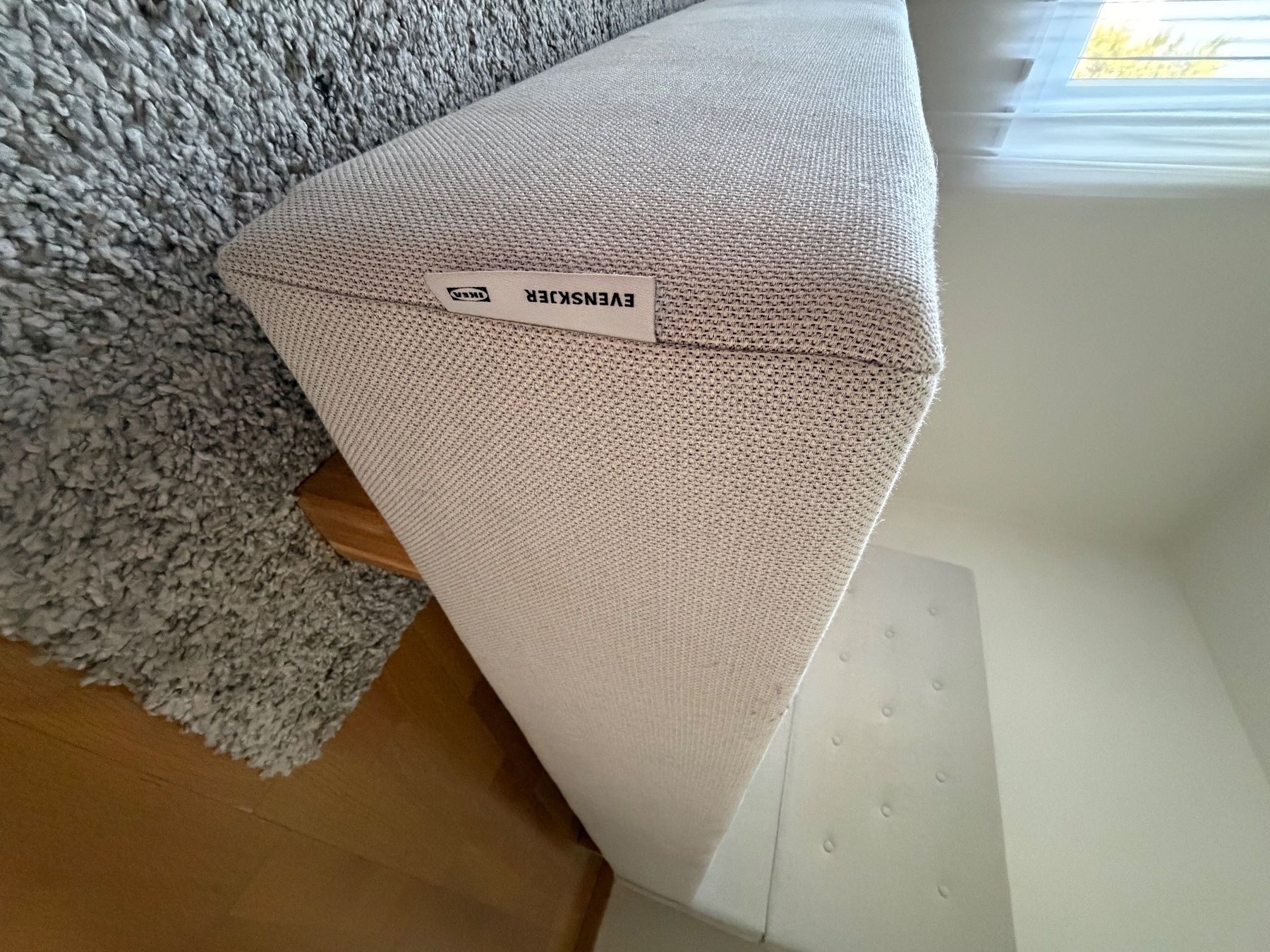 Ikea Letti: Bettgestell IKEA EVENSKJER Doppelbett hellgrau 160x200cm – Usato da Zürich venduto da Zuzana82 1