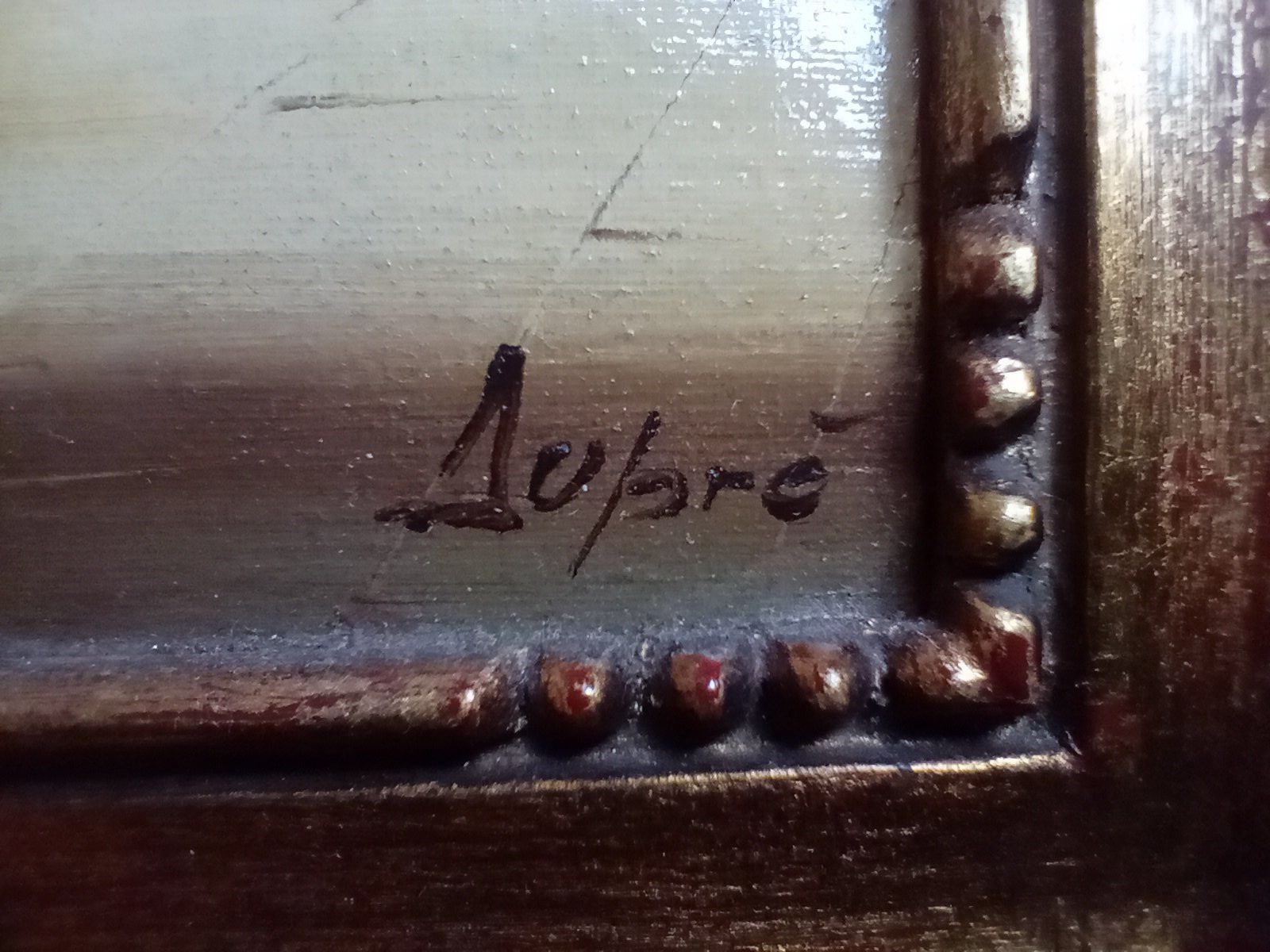Gemälde: Gemälde signiert Alfred"Dupre" Hollywood Regency Holz Rahmen – Gebraucht aus Oberdorf BL von Barocki888 9