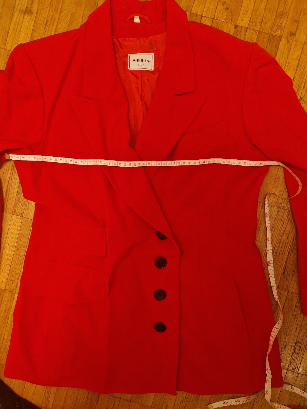 Akris Giacche: Rotes Akris Blazer 100% Schurwolle Gr. 40 – Usato da Binningen venduto da Daja75 3