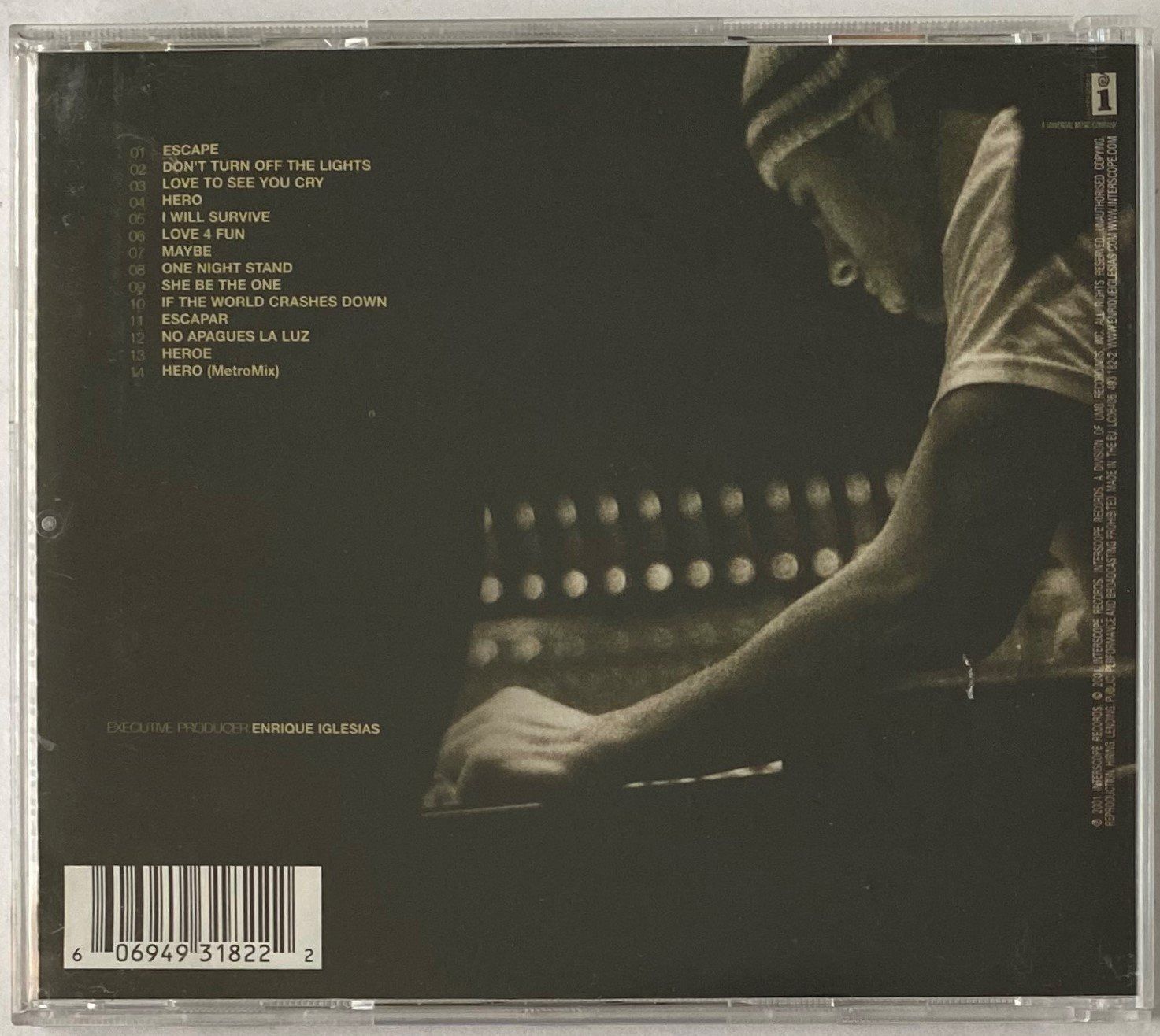 CD: Enrique, Escape – Usato da Flums venduto da Asquillo 1