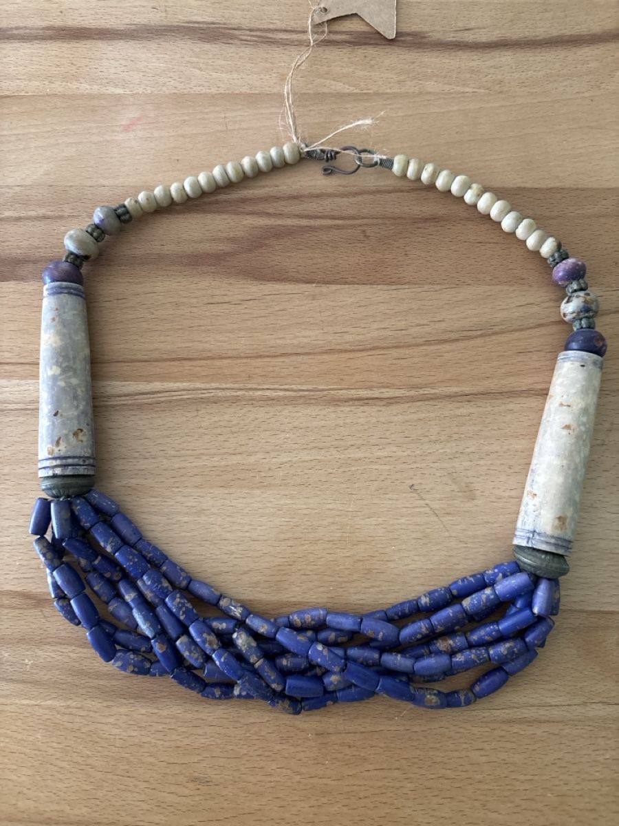 Catenine: Statement Halskette Lapis Lazuli und Horn – Nuovo (secondo la descrizione) da Dittingen venduto da ssplendore 4