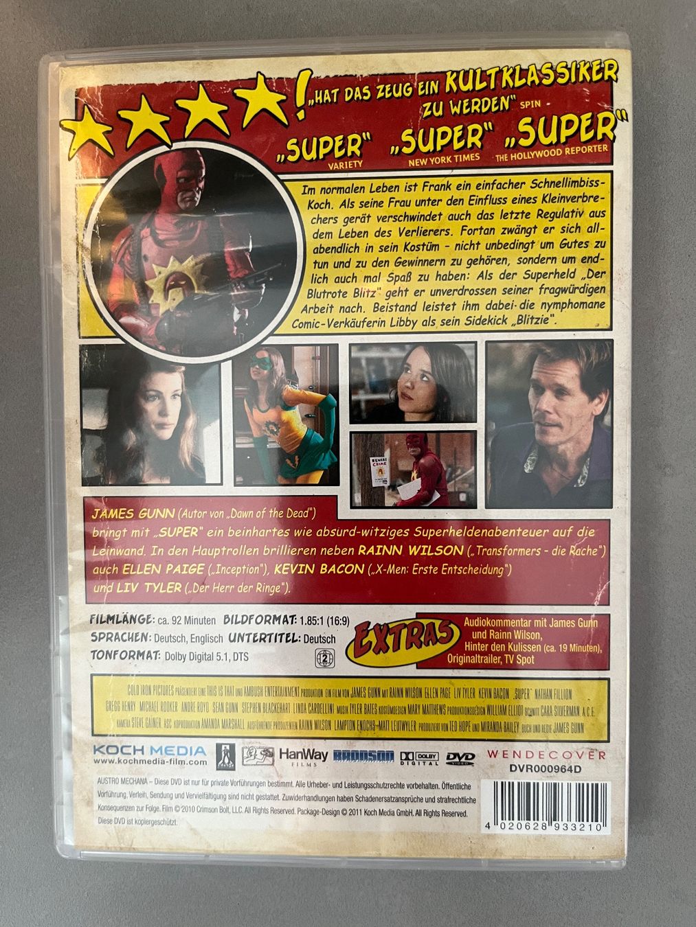 Tutti i DVDs: SUPER (2011) DVD 📀 – Nuovo (secondo la descrizione) da Sierre venduto da black.box 1