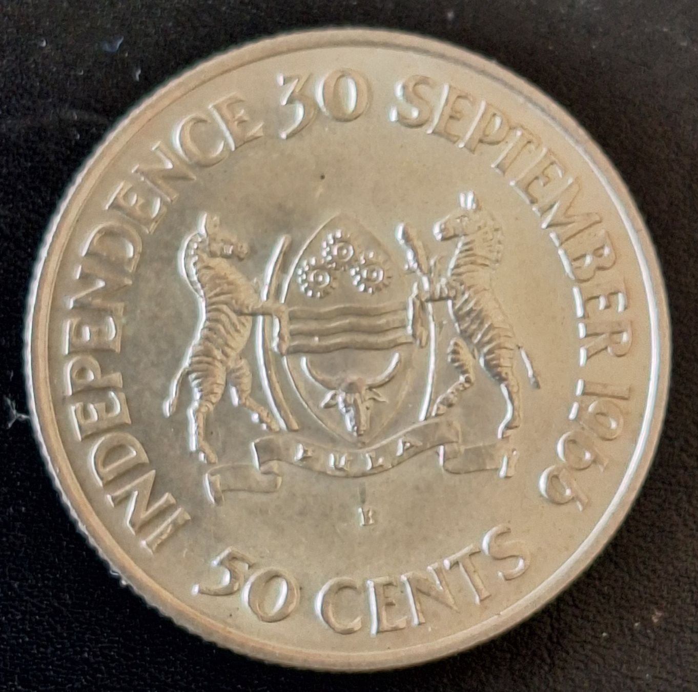 Tutti le monete: Botswana, Silbermünze 1966, Münzstätte Bern – Usato da Bedigliora venduto da positano