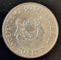 Botswana, Silbermünze 1966, Münzstätte Bern
