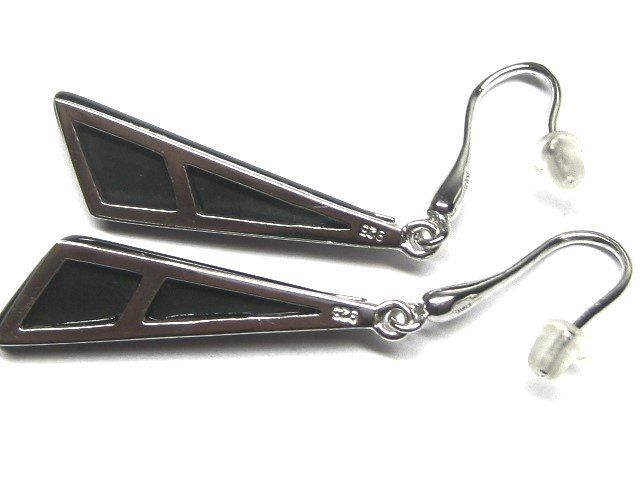 Ohrringe & -stecker: Ohrringe Ohrhänger Silber 925 / schwarzer Schmuckstein – Neu (gemäss Beschreibung) aus Ermatingen von Decovin 4