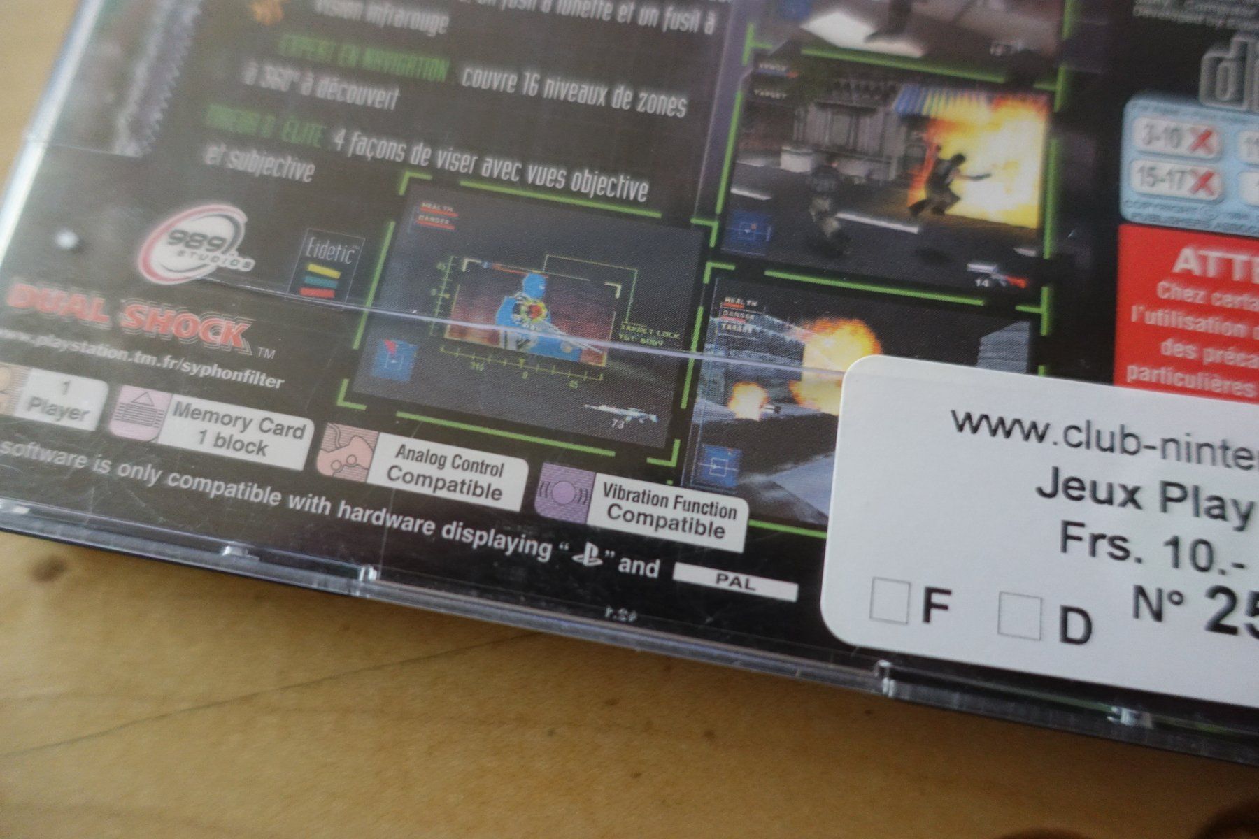 Sony Spiele: Syphon Filter - französisch – Gebraucht aus Steinach von Gamecet 6
