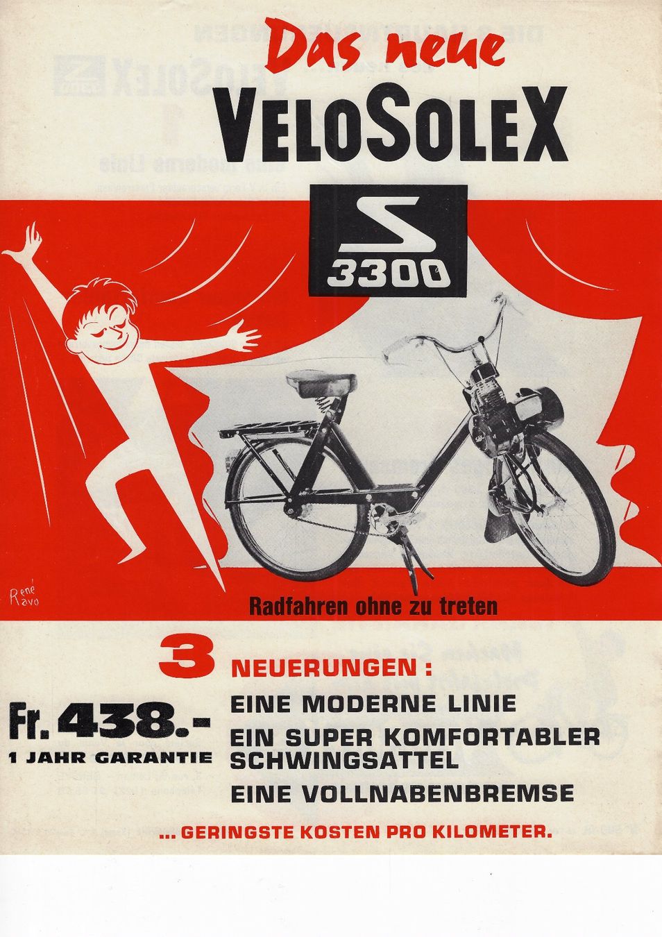 Prospekte & Literatur: Das neue Velosolex S 3300 – Gebraucht aus Balsthal von