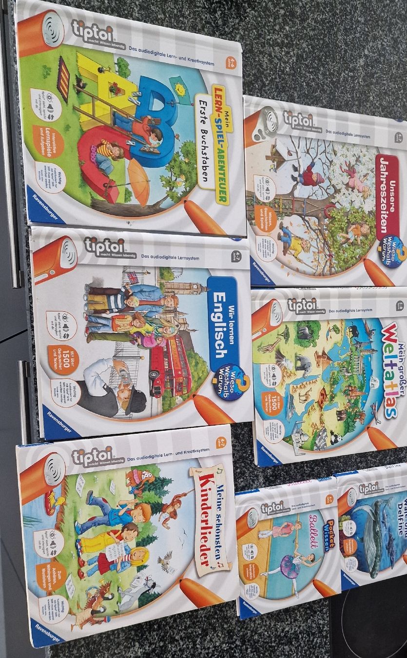 Bücher: Tiptoi Starter Set + 8 Books - Interactive Learning Fun! – Gebraucht aus Oberweningen von LT8165 1