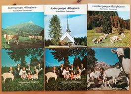 6 Schallplatten Jodlergruppe  Bärgbuure Ranflüh Emmental
