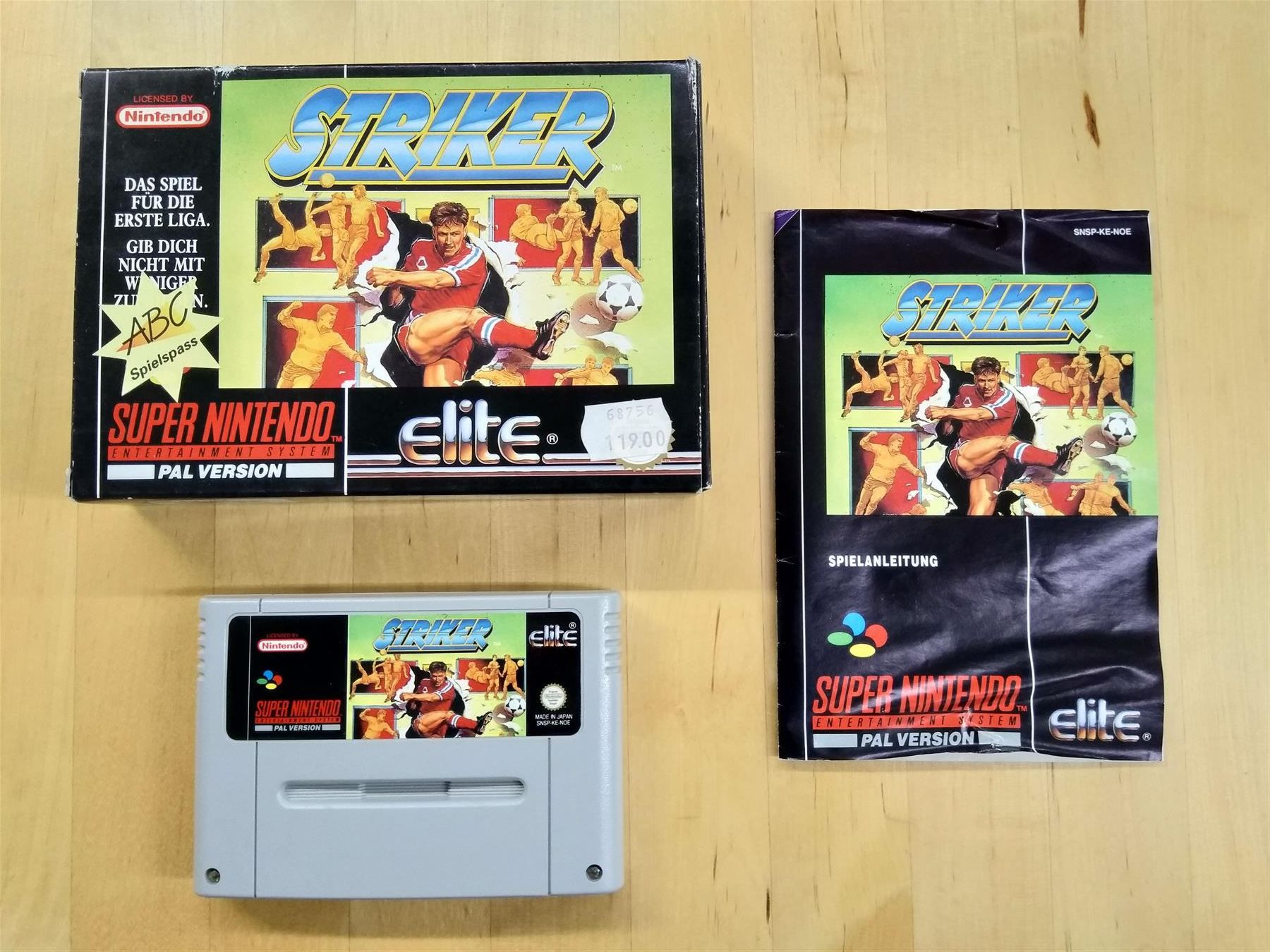 Nintendo Giochi: Striker - OVP - SNES – Usato da Frauenfeld venduto da pakuw1