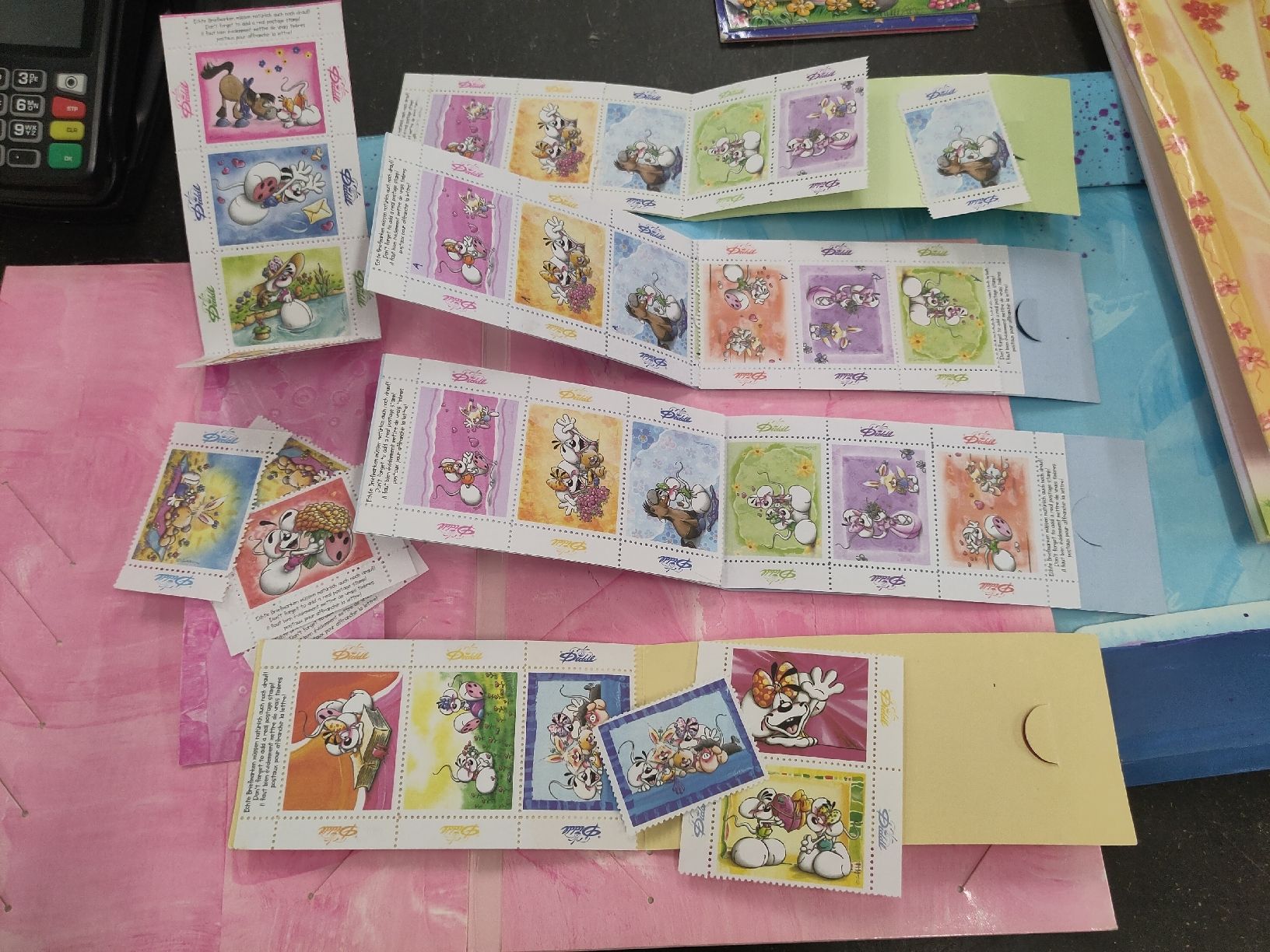 Schreibblöcke: Diddl kleine Sammlung Postkarten+Briefmarken – Gebraucht aus Pratteln von Cartonsducoeur_bl 3