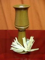 Kerzenständer aus Keramik