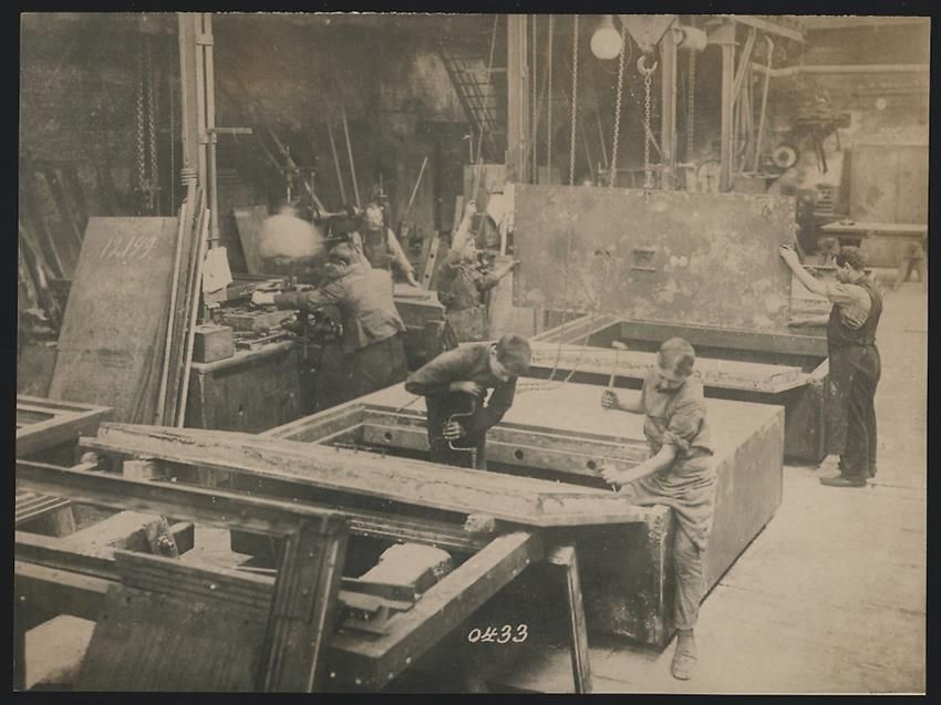 Fotografie & Manifesti: Fotografie 1. WK, Deutsche Friedens-Indu – Usato da Berlin venduto da bartko-reher