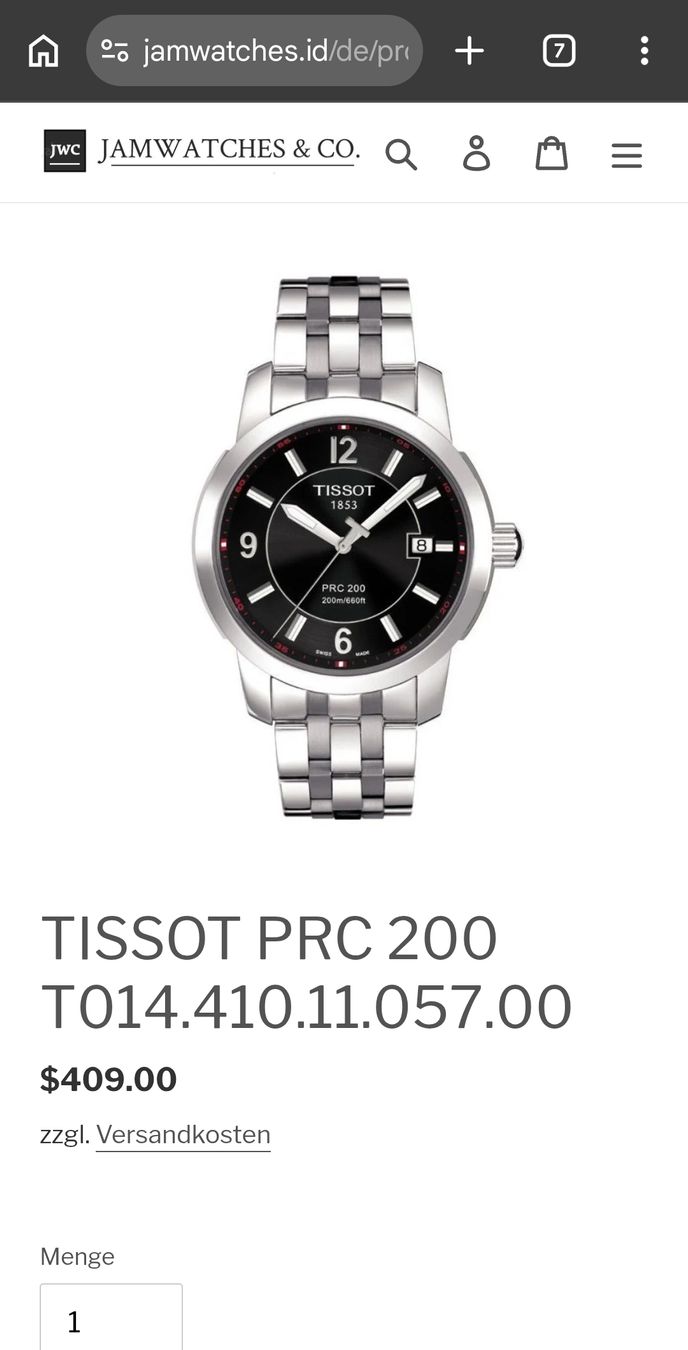 Tissot Orologi: TISSOT PRC200 Quartz – Usato da Basel venduto da Nora2020 4