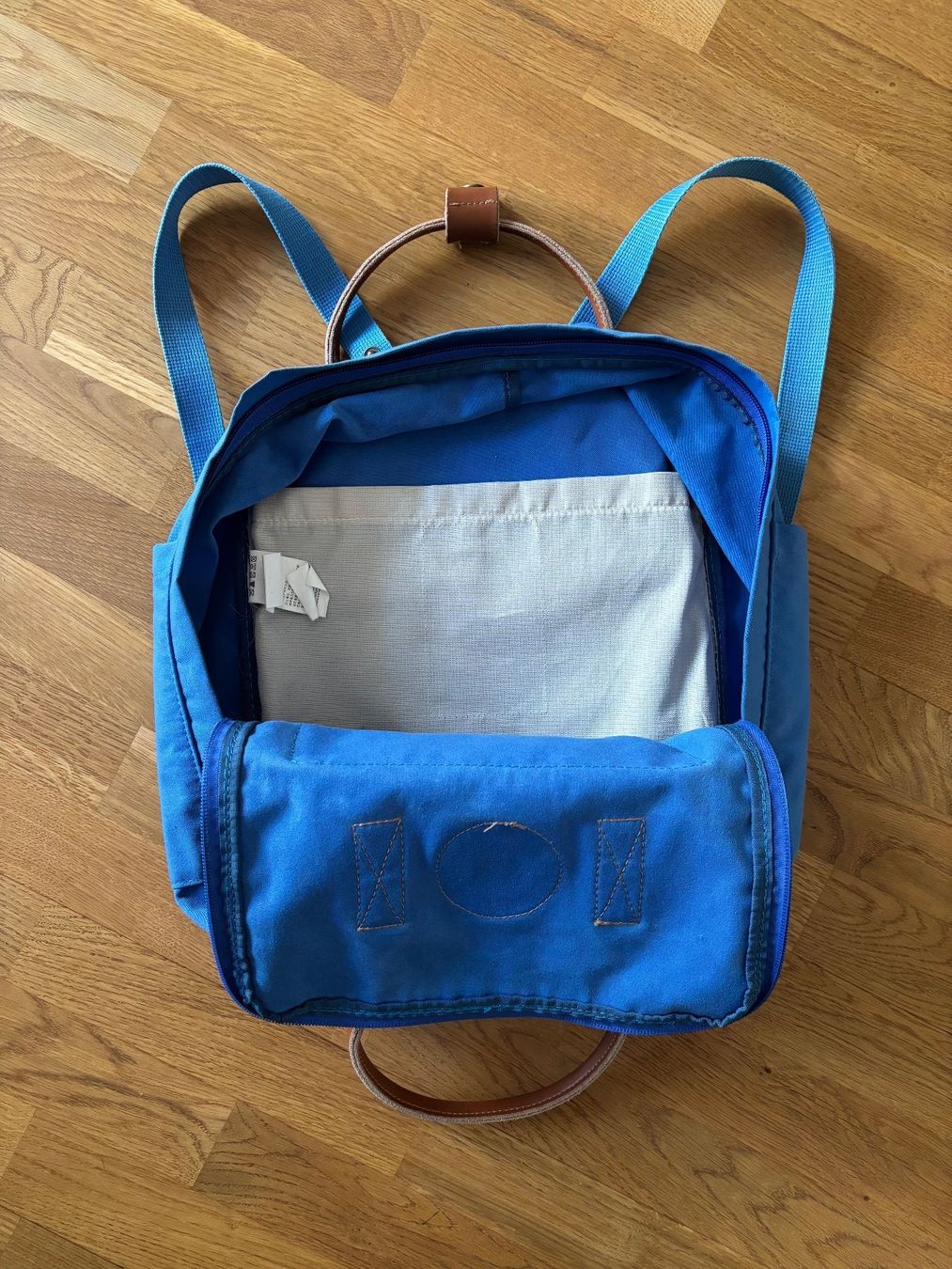 Fjällräven Sacs à dos: Fjällräven Kanken Rucksack blau - Ledergriffe – D'occasion à Bern par kla_5x6s 3