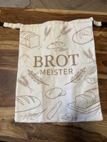 Brotbeutel Brotmeister Stoffbeutel mit Druck NEU