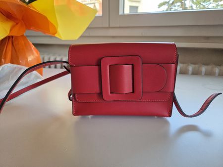 Sac cuir rouge / Made in Italy