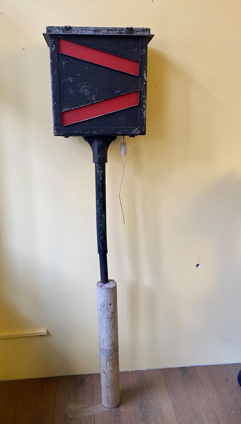 Lanterne: Alte Bahnlampe von Bahnschranke – Usato da Hindelbank venduto da brm_72zv