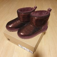 UGG Boots Gr. 36 Pailletten Mirror Ball Classic Neu Grape