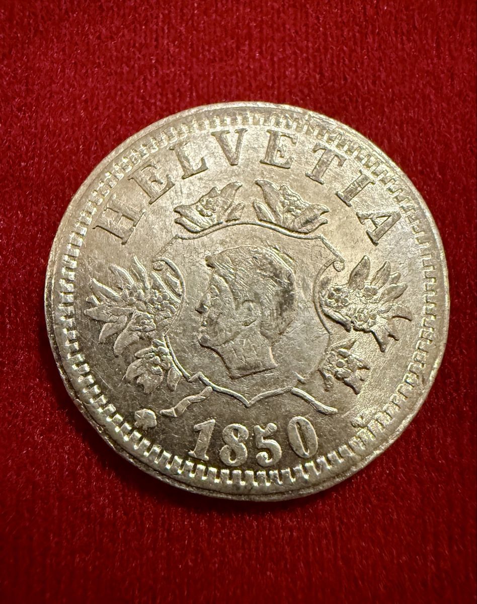Tutti le monete: Münze - 20 Rappen 1850 / Rar – Usato da Schattenhalb venduto da Oodaaq