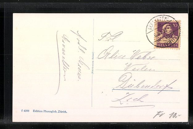 Cartoline postali: AK Seelisberg, Hotel Bellevue, 1932 – Usato da Berlin venduto da bartko-reher 1