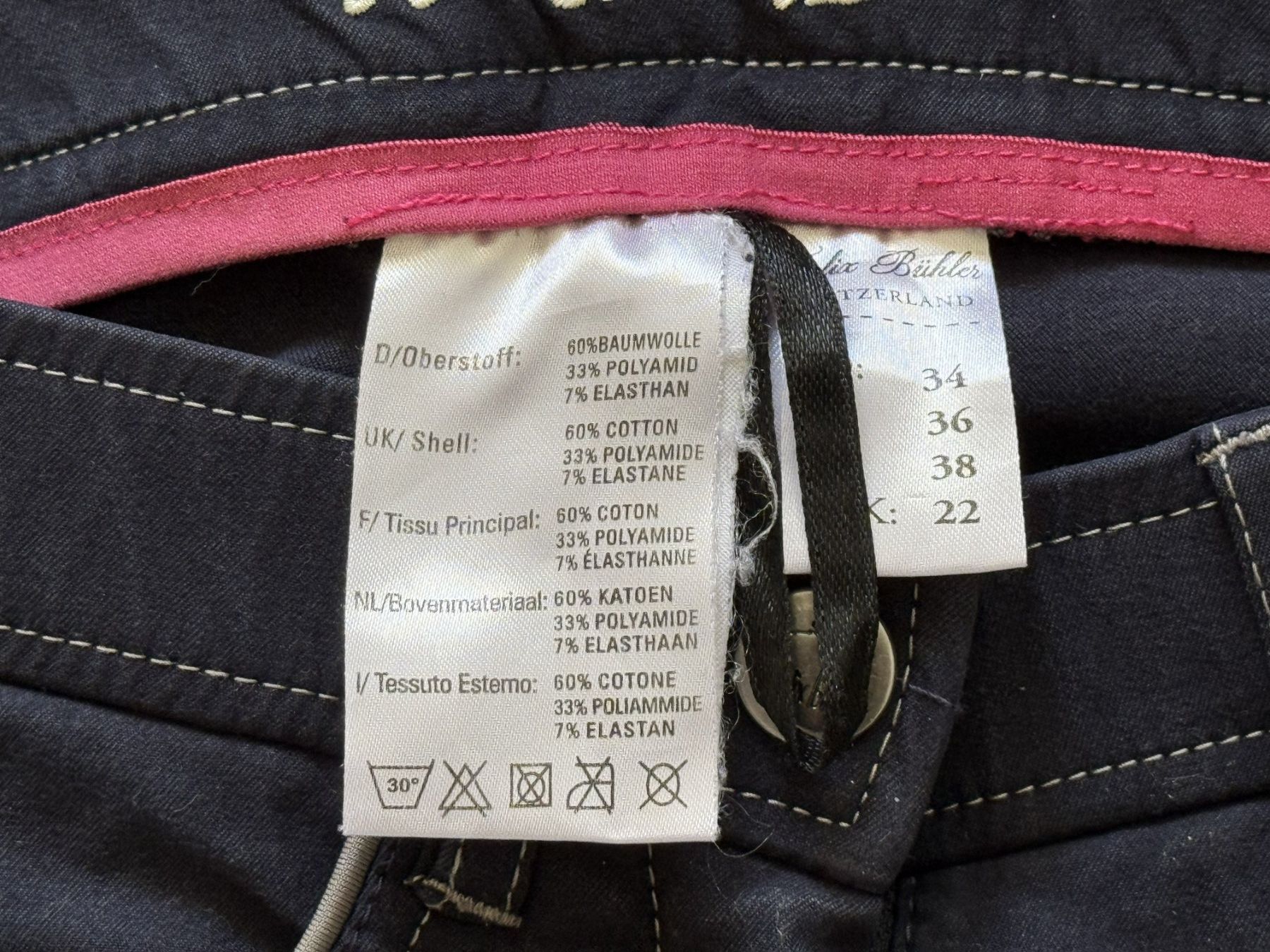 Pantaloni: Reithosen "Felix Bühler", 2 Stück, und Reithandschuhe – Usato da Oberwil BL venduto da Lepidolith 5